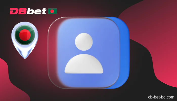 Registration process on DBbet website in Bangladesh