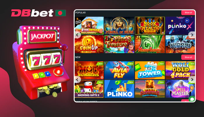Play slots at DBbet Bangladesh